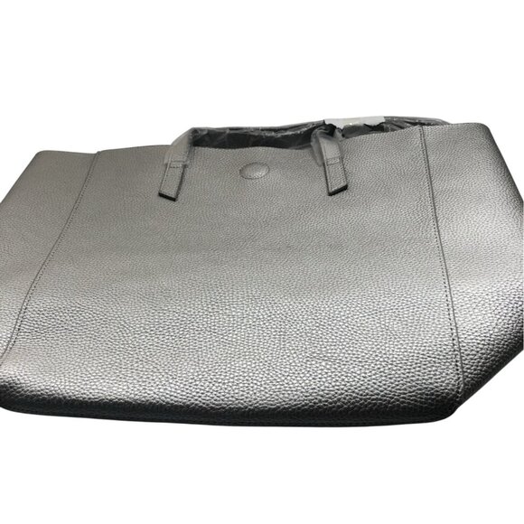 Expouch Womens Grey Tote PU Leather Shoulder Bag Satchel Handbag For Work Travel - Picture 1 of 6